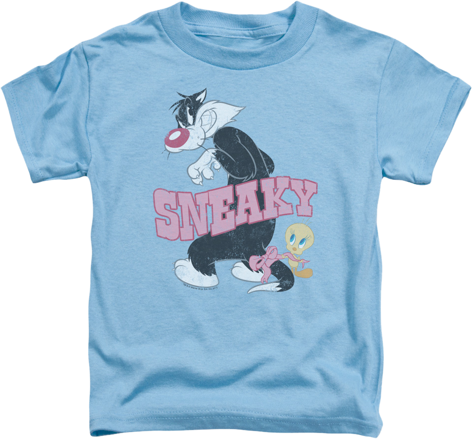 Youth Sneaky Sylvester and Tweety Looney Tunes Shirt product image 1