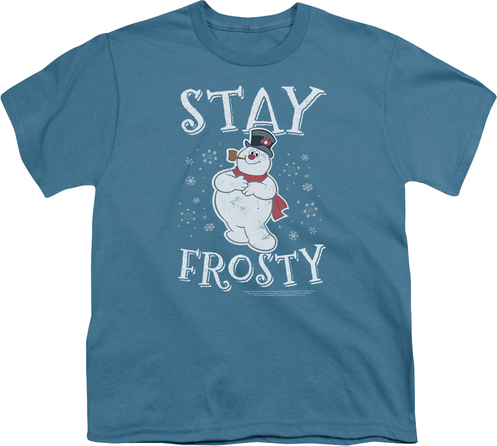 Youth Stay Frosty The Snowman Shirt product image 1