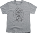 Youth Taz Sketch Looney Tunes Shirt product image 1