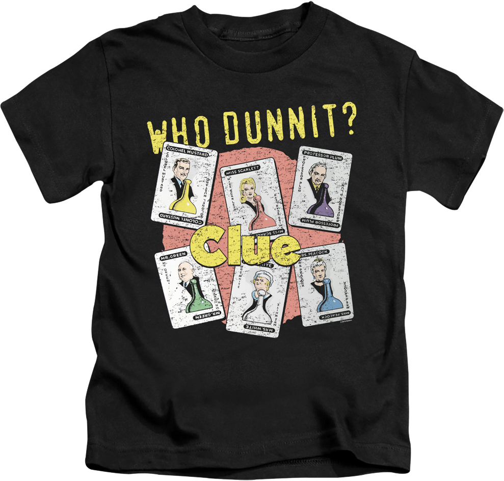 Youth Who Dunnit Clue Shirt product image 1