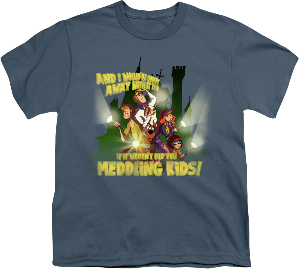 Blue Youth You Meddling Kids Scooby-Doo Shirt product image 1